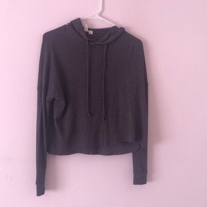 Grey long sleeved hoodie / sweater